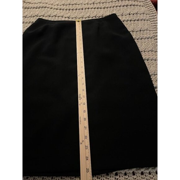 Jones Wear Black Pencil Skirt Suit Size 10 100% Polyester Professional Attire - Picture 5 of 10
